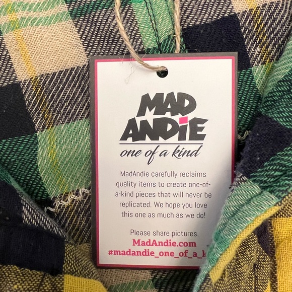 Jimmy Hendrix One-of-a-Kind MadAndie Custom Unisex Plaid Vintage Shirt - Picture 4 of 8